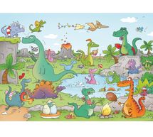 Los dinosaurios de Laure Cacouault K144-24 Puzzle Michèle Wilson 1
