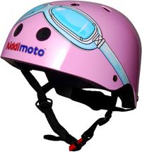 Casco rosa Goggle MEDIUM KMH021M Kiddimoto 1