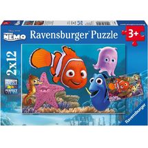 Puzzle Nemo el pequeño fugitivo 2x12 pcs RAV07556 Ravensburger 1