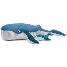 Ballena de peluche mamá y su bebé azul DE74301 Les Déglingos 1