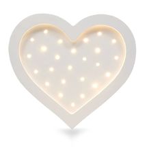 Lámpara corazón blanco LL026-001 Little Lights 1