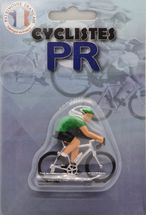Figurita ciclista M Maillot verde mejor sprinter FR-M9 Fonderie Roger 1