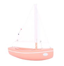 Barco de balandro rosa 21cm TI-N202-SLOOP-ROSE Maison Tirot 1