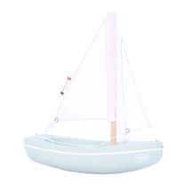 Barco Sloop verde agua 21cm TI-N202-SLOOP-VERT-EAU Maison Tirot 1