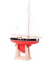 Velero Le Tirot rojo 30cm TI-N500-TIROT-ROUGE-30 Maison Tirot 1