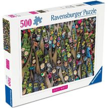 Puzzle Mercado flotante en Indonesia 500 piezas RAV12001813 Ravensburger 1