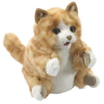 Marioneta de mano Gatito atigrado FO-2845 Folkmanis 1