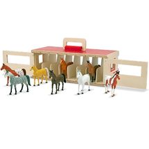Cajas para caballos transportables de gran tamaño MD-13744 Melissa & Doug 1