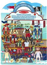 Folleto de pegatinas en relieve de los piratas MD-19102 Melissa & Doug 1