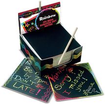 Caja de Mini Notas Scratch Art® Arco Iris MD-15945 Melissa & Doug 1