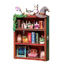 Mini Book Nook La estantería mágica T-CT100 Cartartem 1
