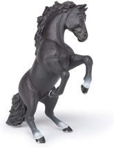 Figura del caballo rampante negro PA51522-2923 Papo 1