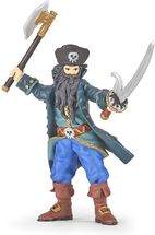 Figura pirata de Barbanegra PA-39477 Papo 1
