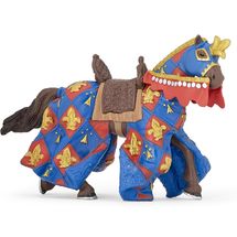 Figura caballo flor de lis azul PA39787 Papo 1