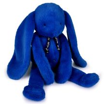 Peluche Conejo Méloé 37 cm - Azul eléctrico MA0325 Maïlou Tradition 1