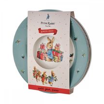 4 Platos Peter Rabbit Navidad 20 cm PJ-BP920NAS Petit Jour 1