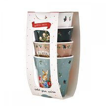 4 Vasos Peter Rabbit Navidad PJ-BP711NAS Petit Jour 1