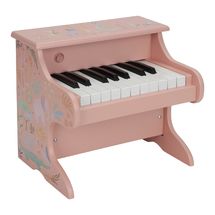 Piano de madera rosa Safari Friends LD7477 Little Dutch 1