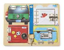 Tablero de cerraduras y pernos MD19540 Melissa & Doug 1