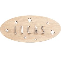 Placa decorativa personalizada - Estrellas VI-PL47 Vintiun 1