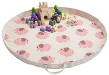 Alfombra de juego elefante rosa EFK107-012-001 3 Sprouts 1