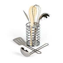 Utensilios de cocina de metal y madera BJ37041 Bigjigs Toys 1