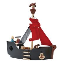 Barco pirata de madera PT6114 Plan Toys 1