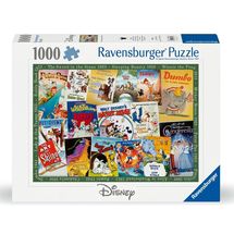 Puzzle Póster de película vintage de Disney 1000 pzs RAV12000689 Ravensburger 1