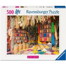 Puzzle Mercado de especias en Marruecos 500 piezas RAV12001816 Ravensburger 1