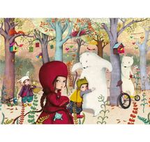 Encuentro en el bosque por Sophie Lebot K308-24 Puzzle Michèle Wilson 1