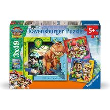 Puzzle Paw Patrol Misión Dino 3x49 pcs RAV12004368 Ravensburger 1