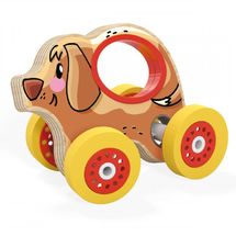 Vehículo de madera - Perro Q0745 Quercetti 1
