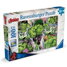 Puzzle Hulk Marvel Avengers 100p XXL RAV12004119 Ravensburger 1