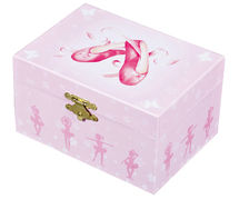 Joyero musical fosforescente rosa Chaussons TR-S50975 Trousselier 1