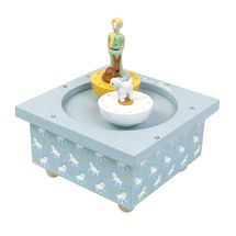 Caja de música magnética de madera El Principito azul cielo 11,5 x 8,5 cm TR-S95231 Trousselier 1