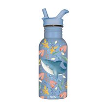 Botella de acero inoxidable 500 ml Splashy el tiburón SJ-SB3055 Sassi Junior 1