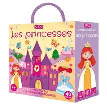 Libro y puzle Las princesas SJ-310506 Sassi Junior 1