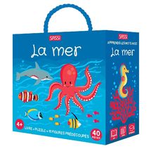 Libro y puzle El mar SJ-313767 Sassi Junior 1