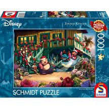 Puzzle Lilo y Stitch Aloha Christmas 1000 piezas S-58049 Schmidt Spiele 1
