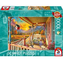 Puzzle Veranda de Montaña 1000 pzs S-58893 Schmidt Spiele 1