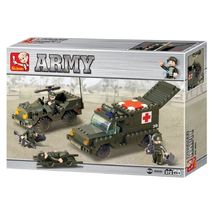 Army - Ambulancia militar 229 piezas SL-M38-B6000 Sluban 1