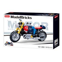 Model Bricks - Motocicleta Cafe Racer SL-M38-B0958 Sluban 1