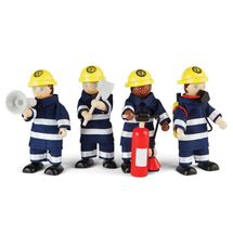 Set muñecos bomberos BJ-T0117 Bigjigs Toys 1