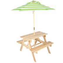 Mesa de picnic infantil con sombrilla ED-KG401 Esschert Design 1