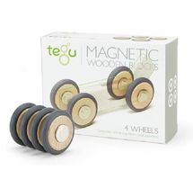Juego de 4 ruedas magnéticas de madera Tegu TG-M-12-059 Tegu 1