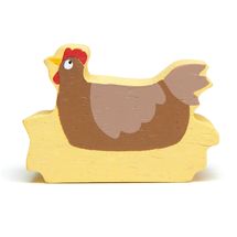 Pollo de madera TL4828 Tender Leaf Toys 1