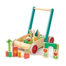 Carro de paseo con bloques de colores TL8464 Tender Leaf Toys 1