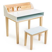 Escritorio y silla para niños de contrachapado y madera de hevea TL8819 Tender Leaf Toys 1