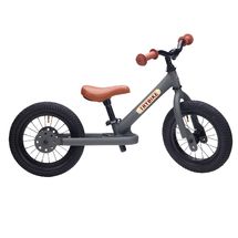 Bicicleta sin pedales acero gris mate TBS-2-ANTM Trybike 1