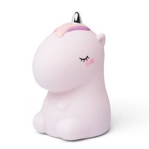 Luz nocturna Cosmo el unicornio rosa con purpurina LL-UNIPINKR Little L 1